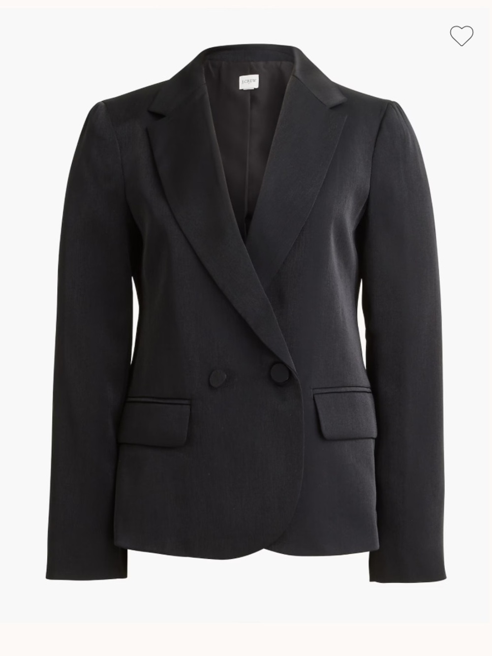 J. Crew 2024 High-shine Double-Breasted Blazer